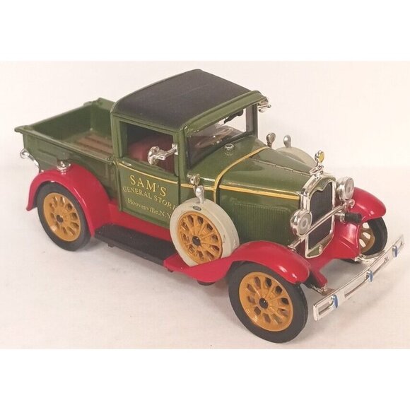 1931 Ford Model-A Pick-Up Truck Diecast 1:32 Scale Green Red Good Condition - Picture 1 of 5
